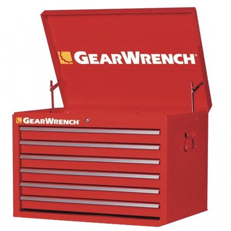 GEARWRENCH Top Chest, 6 Drawer, Red 83124RD